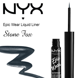 Cosmetics\' Stone Fox Sparklecrack Central: with Epic review Liquid in swatches NYX Wear Liner