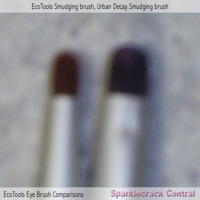 Comparison: EcoTools Smudging vs. Urban Decay smudging brush