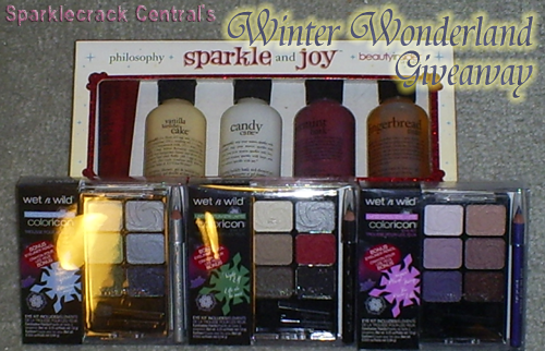 Miscellaneous: Sparklecrack Central's Winter Wonderland giveaway prizes